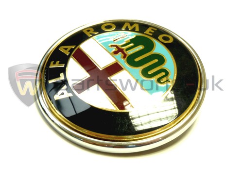 Distintivo griglia cofano alfa - distintivo,